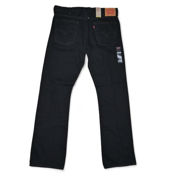 Levis 541 Athletic Fit Jeans Men's Size 38x36 Flex Denim Solid Black NWT - Picture 4 of 12